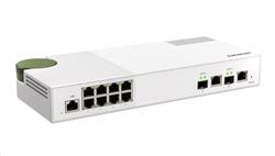 QNAP řízený switch QSW-M2108-2C (8x 2,5GbE RJ45 a 2x kombinované 10GbE SFP+ / RJ-45)