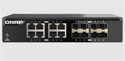 QNAP řízený switch QSW-M3212R-8S4T (4x 10GbE porty + 8x 10G SFP+ porty, poloviční šířka)