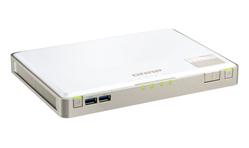 QNAP TBS-453DX-4G, Compact, 4-bay NAS, Intel Celeron J4105 QC, 4GB, 1 x 10GbE 10GBASE-T (10G/5G/2.5G/1G) + 1 x GbE