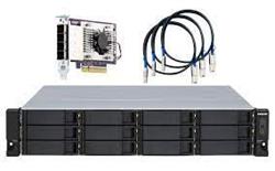 QNAP TL-R1200PES-RP - rozšiřující jednotka JBOD SATA (12x SATA, 2x SFF-8644 1x2, 2x zdroj), rack