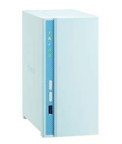 QNAP TS-230, Tower, 2-bay NAS, Realtek 1.4GHz QC 64b, 2GB, 1 GigaLan