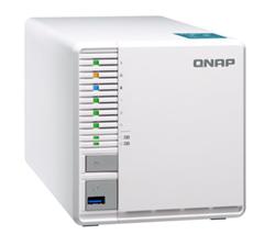 QNAP TS-351-2G, Tower, 3-bay NAS, Intel Celeron J1800 DC, 2GB, 1 GigaLAN
