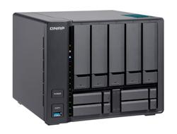 QNAP TVS-951X-2G, Tower, 9-bay NAS (5+4), Intel Celeron 3865U DC, 2GB, 1 x 10GbE 10G NBASE-T + 1 GigaLan