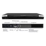 Raritan 16-port serial console server, 2x AC, 2x Gigabit LAN