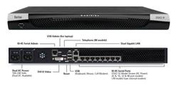 Raritan 8-port serial console server, 2x AC, 2x Gigabit LAN