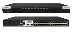 Raritan Enterprise IP KVM switch 32-port, 2 remote users, 1 local user, virtual media, dual power