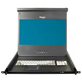 Raritan Industrial 17" LED backlit LCD KVM console with DVI/VGA, keyboard, touchpad, 1920 x 1080 resolution support, USB