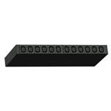 Raritan Outlet Metered/Switched PDU 1U, 12x C13; vstup: 1F/16A kabel 3m vidlice IEC 60309
