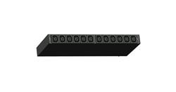 Raritan PDU 1PH, 230V AC, 32A (32A rated); 12 outlets: 12x C13; plug: IEC 60309 2P+E 6h 32A (Rear feed))