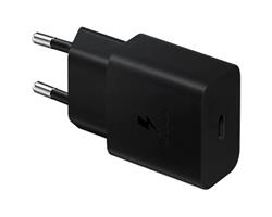 Samsung cestovná nabíjačka USB-C (15W) bez kábla, čierna