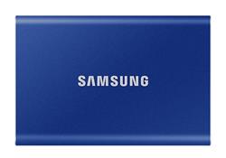Samsung externí SSD 500GB T7 USB 3.2 Gen2 (prenosová rychlost až 1050MB/s) modrý