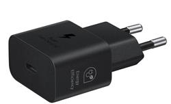 Samsung napájací adaptér s rýchlonabíjaním (25W), bez kábla v balení, čierny