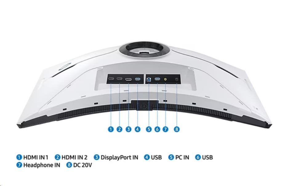 Samsung Odyssey G8 NEO 32" LED VA 3840x2160 Mega DCR 1ms 350cd DP HDMI pivot 240Hz