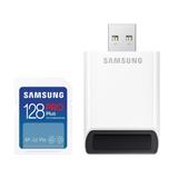 Samsung paměťová karta 128GB PRO Plus micro SDHC CL10 U3 (č/z: až 180/až 130MB/s) + USB adaptér