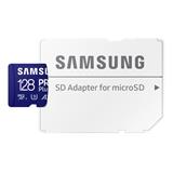 Samsung paměťová karta 128GB PRO Plus micro SDXC CL10 U3 (č/z: až 180/až 130MB/s) + SD adaptér