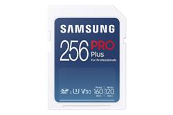 Samsung paměťová karta 256GB PRO Plus SDXC CL10, U3, V30 (č/z: až 160/120MB/s)