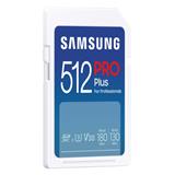Samsung paměťová karta 512GB PRO Plus SDXC CL10 U3 V30 (č/z: až 180/až 130MB/s)