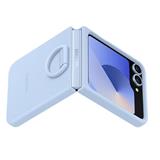 Samsung Silikónový kryt s držiakom na prst pre Z Flip6 , modrý