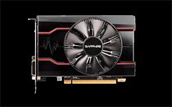 SAPPHIRE AMD Video Card RX-550 Pulse 2G GDDR5, 1206MHz / 6000 Mbps, DP, HDMI, DVI-D, 1 fan, 1.5 slot