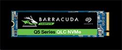 Seagate® BarraCuda™ Q5, 500GB SSD, M.2 2280-S2 PCIe 3.0 NVMe, Read/Write: 2,300 / 900 MB/s