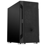 SilverStone FARA H1MB-G, Micro-ATX skříň, Honeycomb vzor, tvrzené sklo, černá