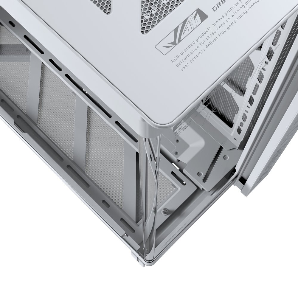 Skříň ASUS ROG Cronox ARGB White Edition, TG Curve