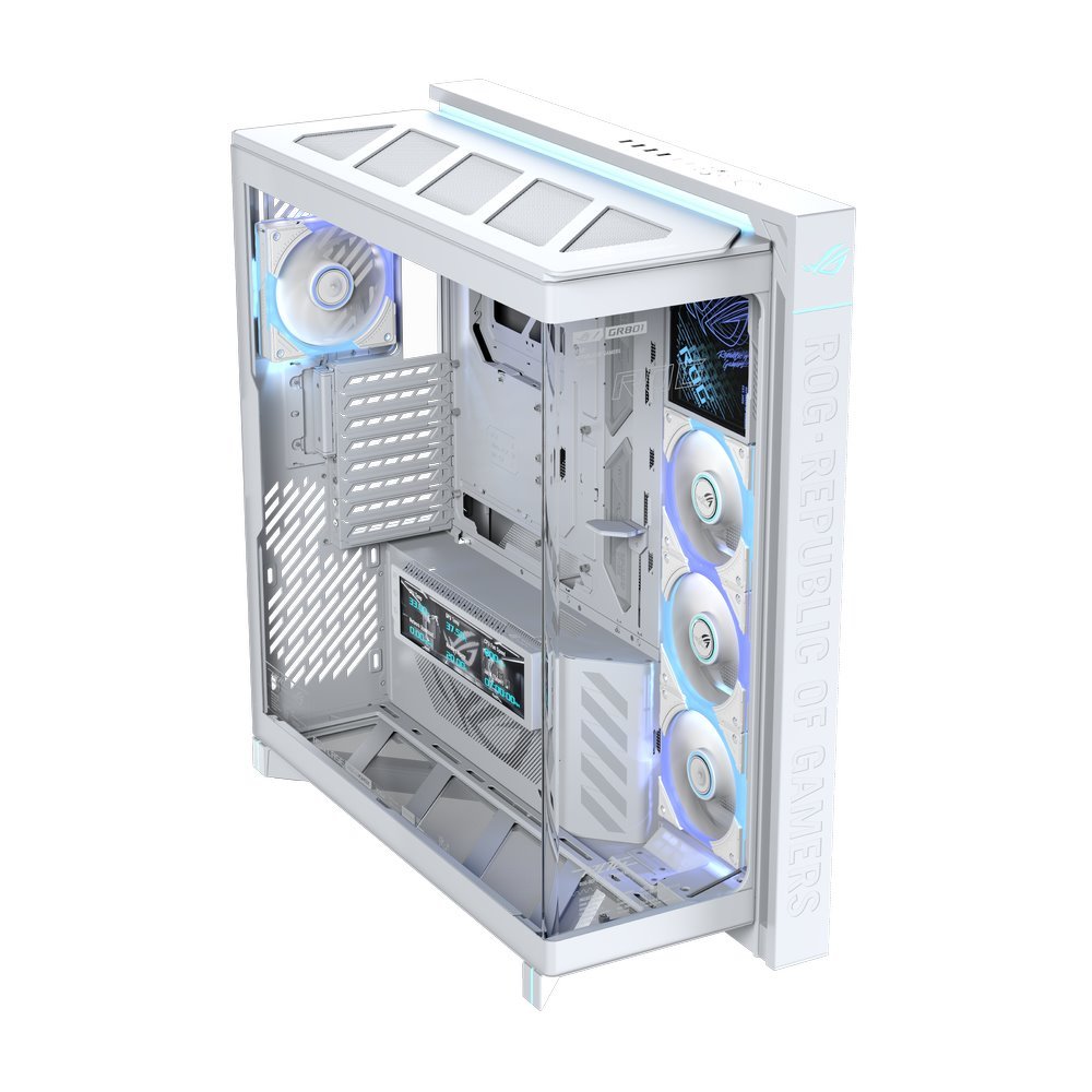 Skříň ASUS ROG Cronox ARGB White Edition, TG Curve