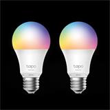 Smart Wi-Fi Light Bulb, Multicolor, 2-Pack SPEC: E27, 220–240 V, Brightness 806 lm, Max Operation Power 8.7W, 16M Multic