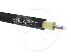 Solarix DROP1000 kabel 12vl 9/125 3,8mm LSOH Eca černý 500m SXKO-DROP-12-OS-LSOH