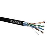 Solarix instalační kabel CAT5E FTP PE Fca venkovní 305m/box SXKD-5E-FTP-PE