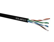 Solarix instalační kabel CAT5E UTP PE Fca venkovní 305m/box SXKD-5E-UTP-PE