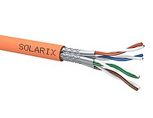 Solarix instalační kabel CAT7 SSTP LSOH Eca 500m/cívka SXKD-7-SSTP-LSOH