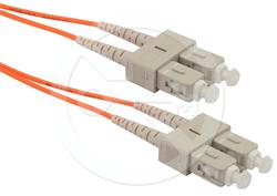 Solarix patch kabel 50/125 SCupc/SCupc MM OM2 2m duplex SXPC-SC/SC-UPC-OM2-2M-D