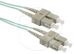 Solarix patch kabel 50/125 SCupc/SCupc MM OM3 1m duplex SXPC-SC/SC-UPC-OM3-1M-D