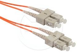 Solarix patch kabel 62,5/125 SCupc/SCupc MM OM1 1m duplex SXPC-SC/SC-UPC-OM1-1M-D