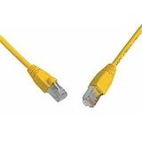 Solarix patch kabel CAT5E SFTP PVC 2m žlutý snag-proof C5E-315YE-2MB