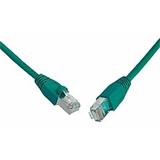 Solarix patch kabel CAT5E SFTP PVC 5m zelený snag-proof C5E-315GR-5MB