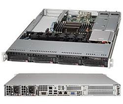 SUPERMICRO 1U chassis 4x 3,5" HS NVMe/SAS/SATA, 2x600W (80PLUS Platinum), WIO, X11