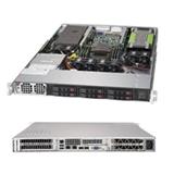 SUPERMICRO 1U GPU server LGA3647, iC621, 6x DDR4 ECC R, 6x 2,5 SATA3 HS, 1400W(plat), 2x 10Gb, IPMI, 2xGPU