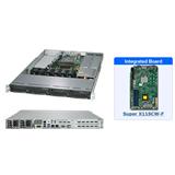 SUPERMICRO 1U server 1x LGA1151-8/9g, iC246, 4x DDR4 ECC, 4x 3.5" HS SATA3, 2x500W (80+ Platinum), IPMI, WIO