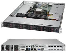 SUPERMICRO 1U server 1x LGA3647, C622, 6x DDR4 ECC, 10x 2.5" HS SAS/SATA, 2x 700W (80+ Platinum), 2x10Gb, IPMI