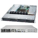 SUPERMICRO 1U server 1x LGA3647, iC622, 6x DDR4 ECC reg, 4x 3.5" HS SATA3, 600W (80+ Platinum), IPMI, WIO