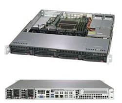 SUPERMICRO 1U server 1xLGA1151 (8/9g), iC236, 4x DDR4 ECC, 4x 3.5" HS SATA3, 2x400W, IPMI