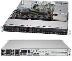 SUPERMICRO 1U server 2x LGA3647, iC621, 12x DDR4 ECC R, 8x SATA3 HS (2,5"), M.2, 2x750W, 2x1GbE, IPMI, WIO