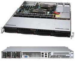 SUPERMICRO 1U server 2x LGA3647, iC621, 8x DDR4 ECC R, 4x SATA3 HS (3,5"), M.2, 2x600W, 2x1GbE, IPMI