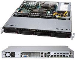 SUPERMICRO 1U server 2x LGA3647, iC621, 8x DDR4 ECC R, 4x SATA3 HS (3,5"), M.2, 500W, 2x1GbE, IPMI