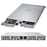SUPERMICRO 1U TWIN server2x (2x LGA3647, iC621, 16x DDR4 ECC R, 4x 2,5" SATA3, SIOM LAN, IPMI), 2x 1000W(tit.)
