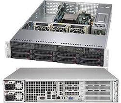 SUPERMICRO 2U server 1x LGA3647, iC622, 6x DDR4 ECC R, 8x SATA3 HS (3,5"), 2x10GbE, 2x500W(80+plat), IPMI, WIO
