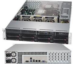 SUPERMICRO 2U server 2x LGA3647, iC621, 16x DDR4 ECC R, 8x SATA3 HS (3,5"), 2x10GbE, 2x 1000W(80+titanium), IPMI, LPB