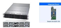 SUPERMICRO 2U TwinPro server 4x( 1x SP3, 8x DDR4, 3x SATA HS 3,5", 4x M.2g4, SIOM, 2xLP PCIe4), 2x 2000W, IPMI